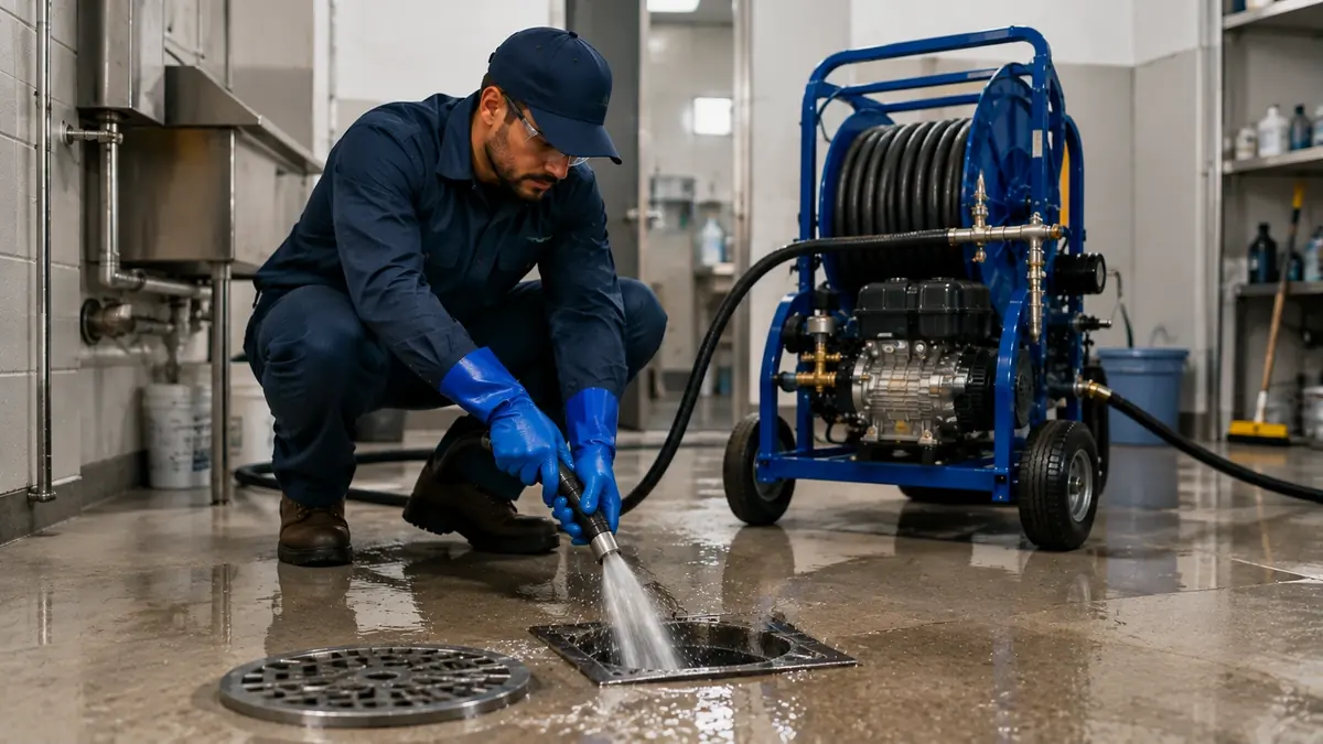 Floor Drain Hydro Jet Cleaning in Mountain Center