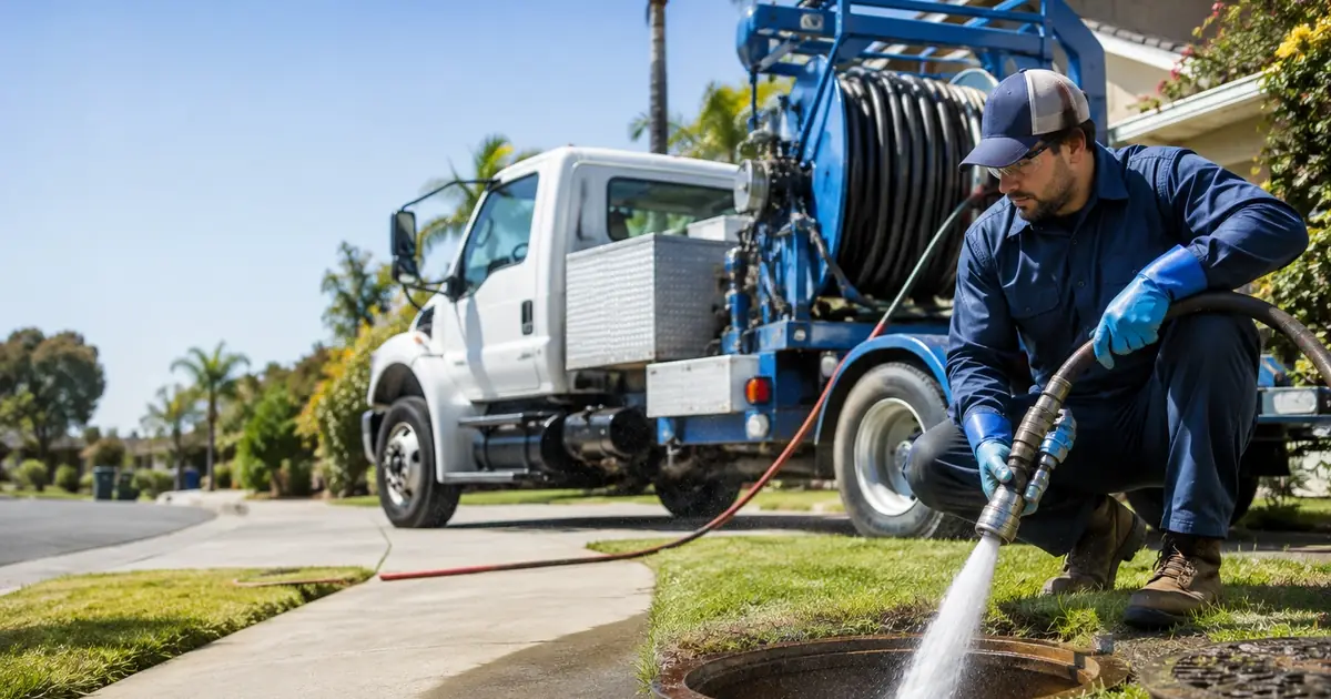 Hydro jet sewer cleaning Mountain Center