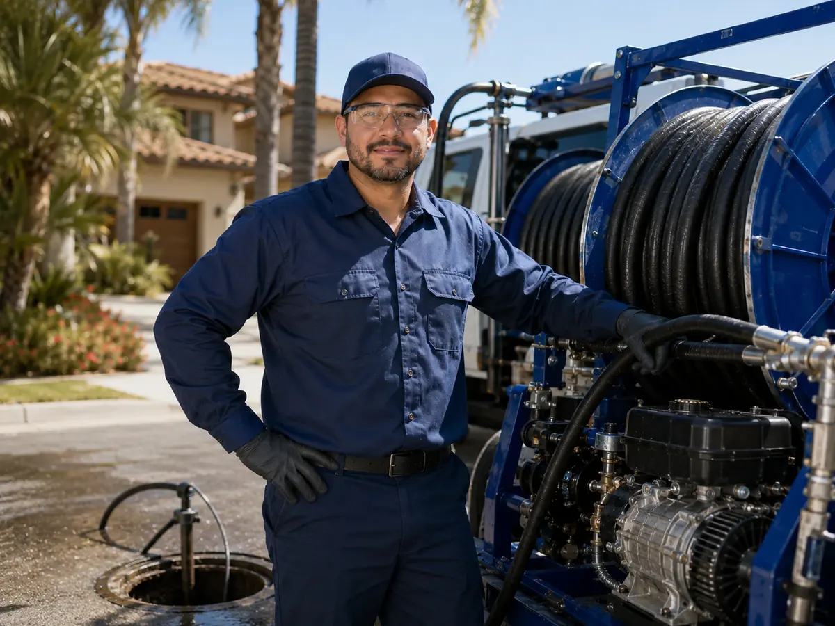 Hydro jet sewer cleaning in Mountain Center