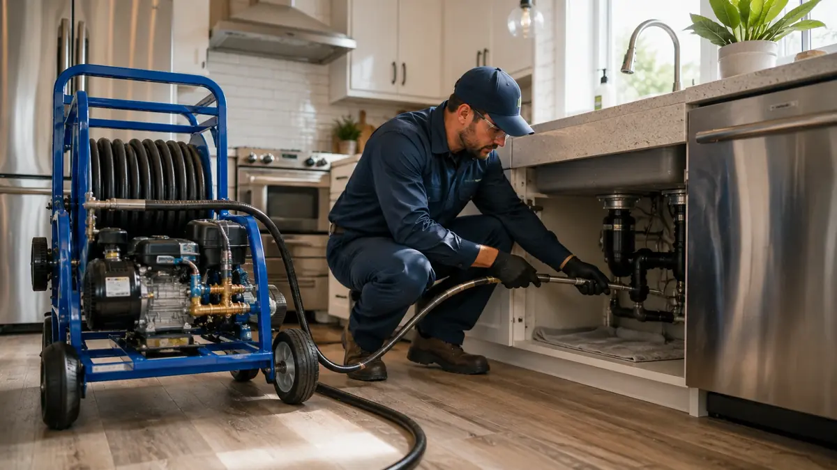 Kitchen Drain Hydro Jetting in Mountain Center